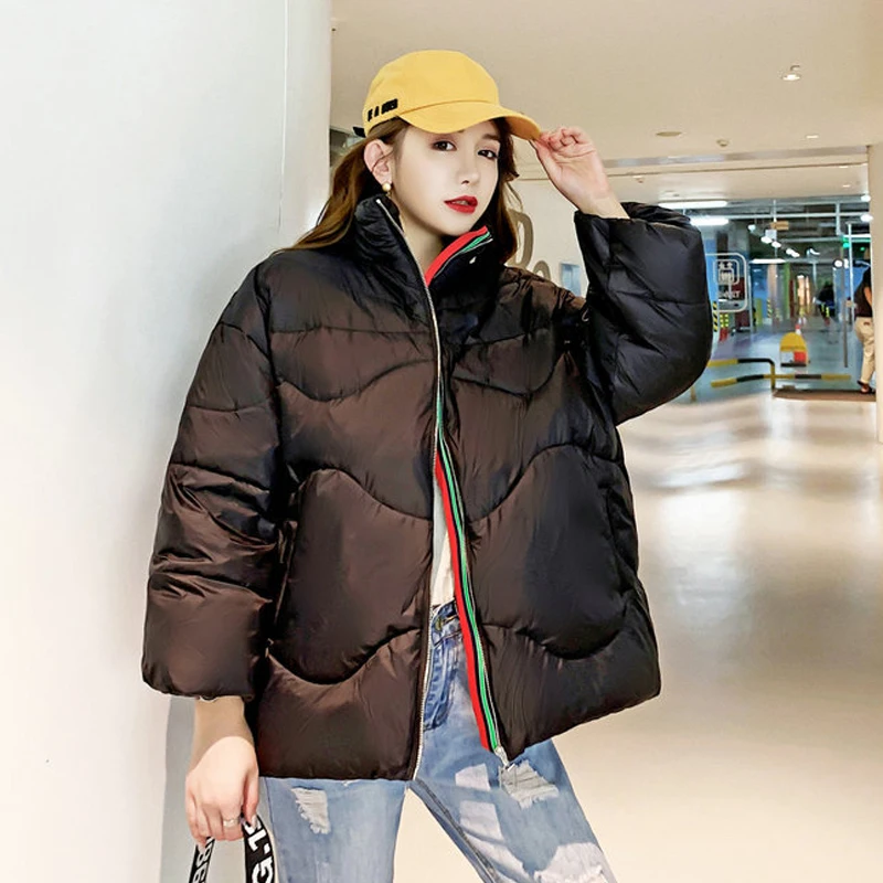

2019 New Autumn And Winter Light Korean Version Of The Down Jacket Female Short Fashion Over The Knee Coat