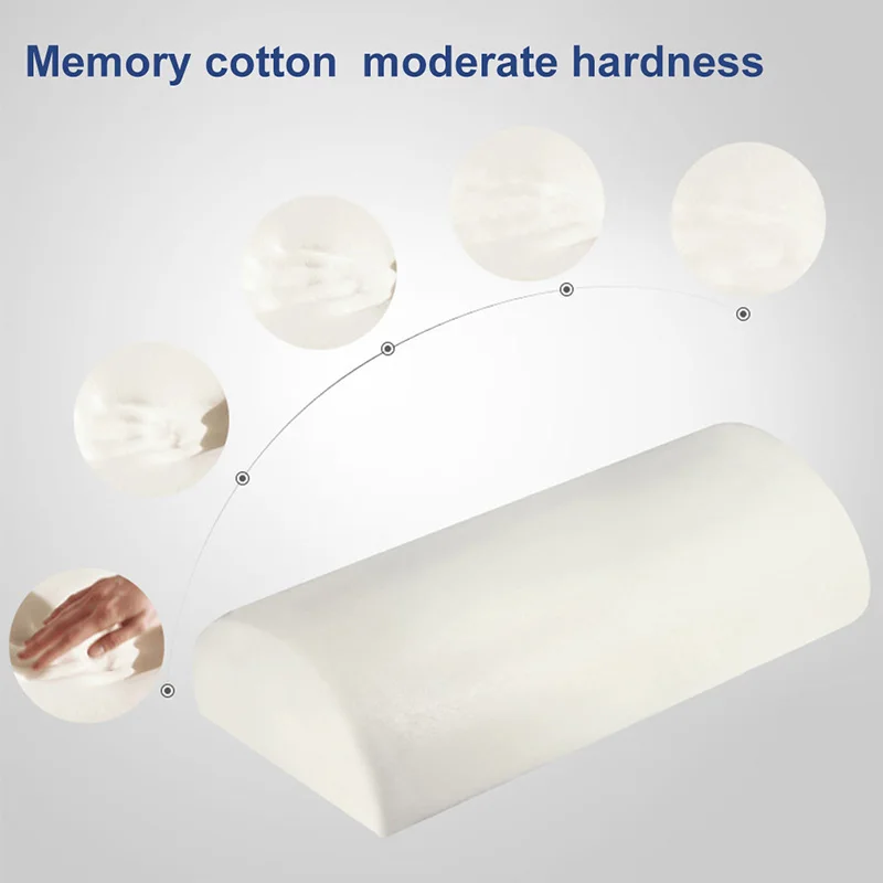 Новые подушки для путешествий для ванны полукруглая подушка для поддержки лодыжки поясничное облегчение боли в шее подушка для пены памяти Прямая