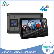 7 Inch 4G Car DVR GPS Navigation Android 8.1 APP remote monitoring Dual camera recording 1080P ADAS Dashcam RAM 2GB ROM 32GB