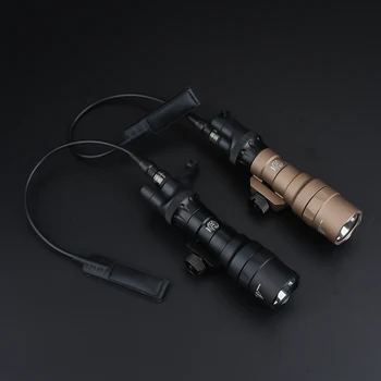 

WADSN Tactical Flashlight M300SF with SL07 Scout Dual Switch Softair Torches 950 Lumen High output Hunting Pistol Weapon Lights