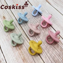 Coskiss Silicone Nipple 1pcs BPA Free Silicone Food Grade Silicone Pacifier Baby Grade Nipple Chewable Nursing Teething Toys