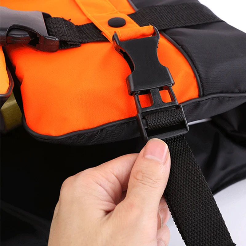 Outdoor Adult Swimming Life Jacket Adjustable Buoyancy Survival Suit Polyester Children Life Vest With Whistle life jacket