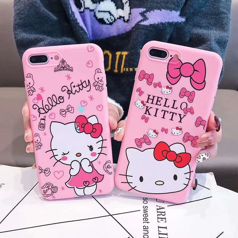 Милый мягкий силиконовый чехол hello kitty из ТПУ с розовой пантерой для XiaoMi A3 A2 8 9 Se Lite 9T Pro Redmi 5 plus 67A Note 4X6 7 note 8 Pro