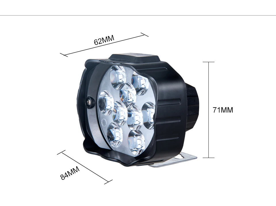Рабочий светильник Точечный светильник автомобилей головной светильник ботинки в байкерском и противотуманных фар с возможностью креативного лампы 12V 6500k Led рабочие лампочки для авто ATV Лодка электрические скутеры