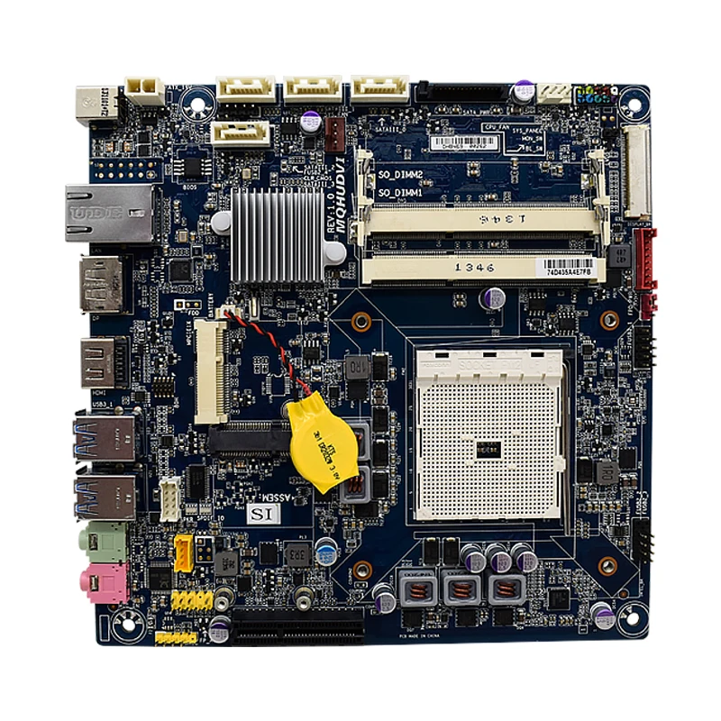 Mini ITX PC Motherboard FM2 Socket For GIGABYTE MQHUDVI AMD A75 DC
