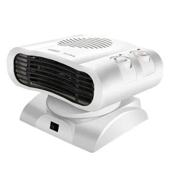 

220V 500W Household Heating Air Conditioning Fan Mini Heater Shaking Head Office Micro Heater