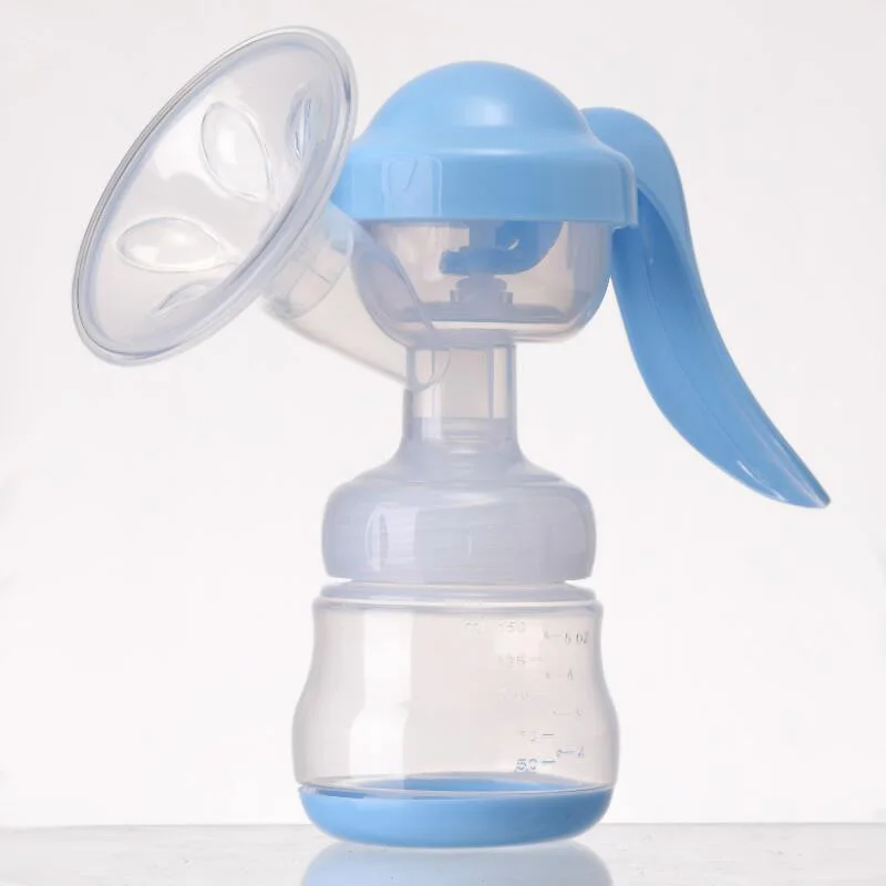 

Manual Breast Pump Powerful Baby Nipple Suction 150ml Feeding Milk Bottles Breasts Pumps Bottle Sucking