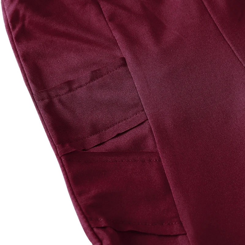 Parent-Child Flare Pants Mother Girls Fashion Solid Color Mid Elastic Waist Trousers