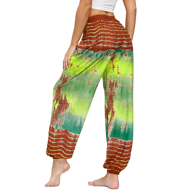 Women Loose Floral Yoga Pants