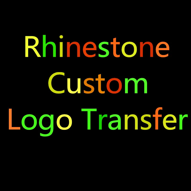 Logo Transfer Hot-Fix Rhinestones Custom Rhinestone Motif Garment Iron-On Strass Transfer Diy T-Shirt Decorative Accessories