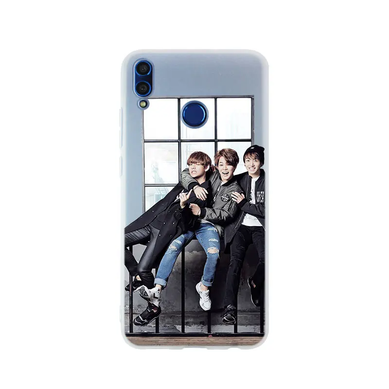Силиконовый чехол для телефона huawei Honor 9 10 Lite 6 7 9 X 8X Max 7a pro 8a 8C V20 PLAY 10i 20i Hot Kpop Bangtan Boys Shell - Цвет: 3D printing