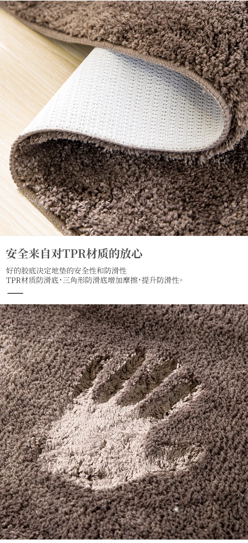 Halong Micro mian di dian дворцовый цветной водопоглощающий коврик для ванной комнаты коврик для прихожей Коврик для двери