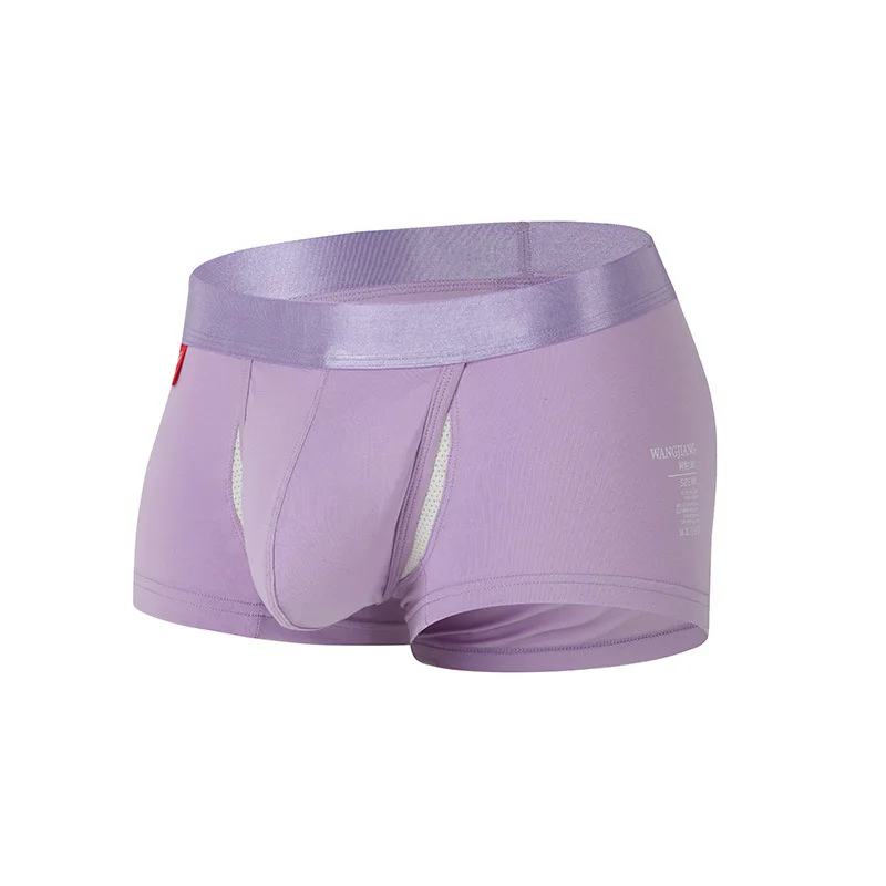 sexy male underwear Mens Boxer Briefs with Bulge Pouch Low Rise Modal Men's Boxers Shorts Plus Size Men Underwear Pink Gay Penis Pouch Cuecas boxer briefs