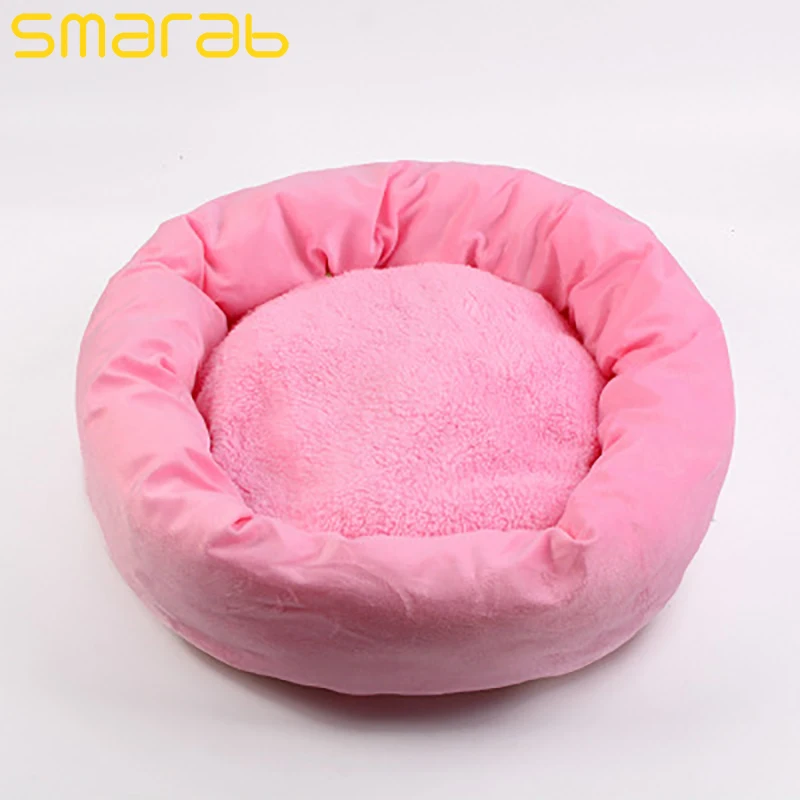 Cat Dog Houses Pet Bed Sleeping Beds Mats Pet Products Sleeping Bag Breathable Warmth Winter for Cats Sleeping Pet Products - Цвет: Pink
