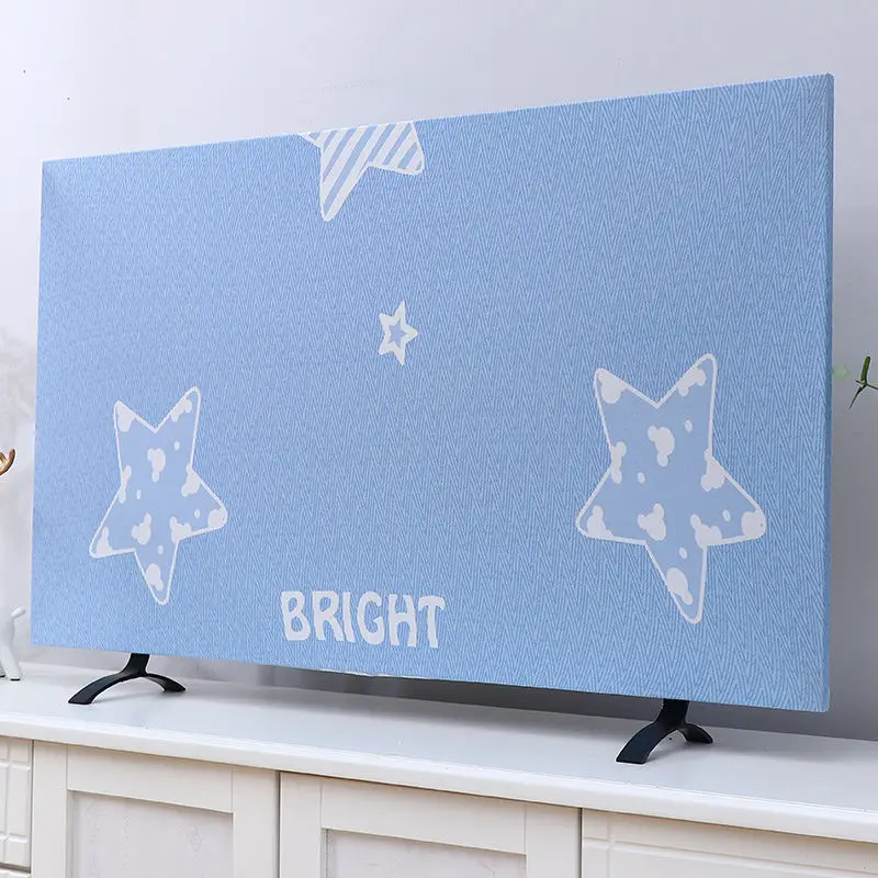 2022NewHouseholdThickenedElasticPrintingTVDustCover55Inch65