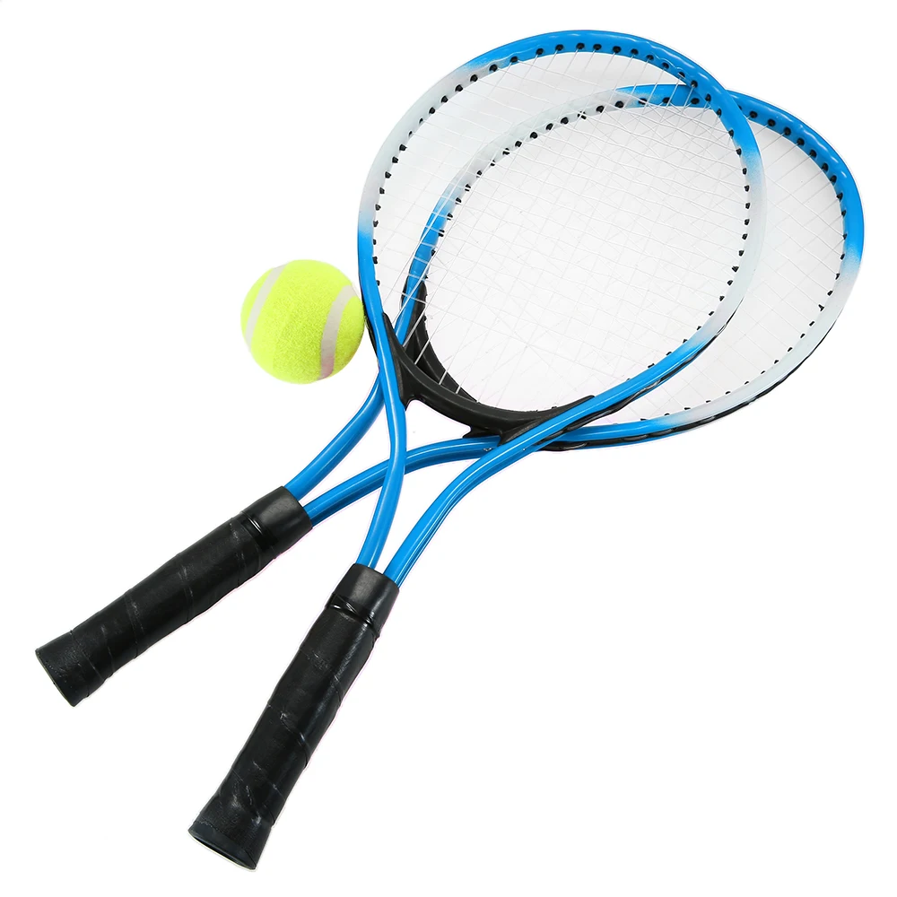 2pieces Of Advanced Professional Carbon Fiber Youth Tennis Training Racket Absorption Handle With Ball | Спорт и развлечения