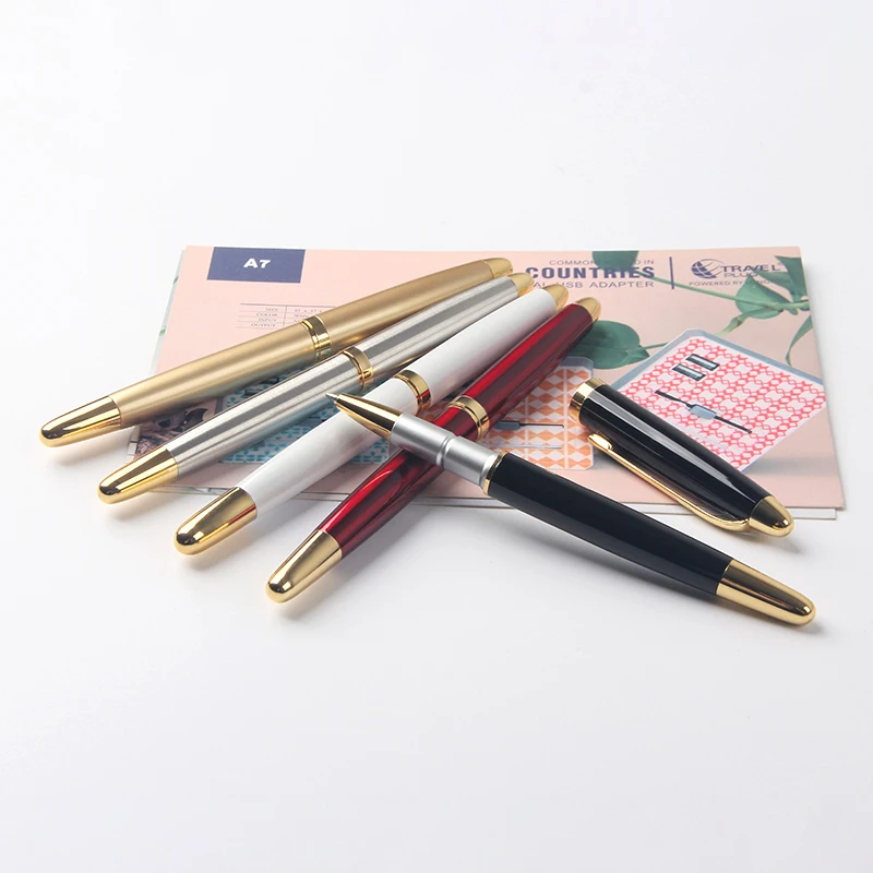 Shichen A089 Good quality elegant heavy metal roller pen 0.7mm&1.0mm nib. for school office business wrinting gift pen