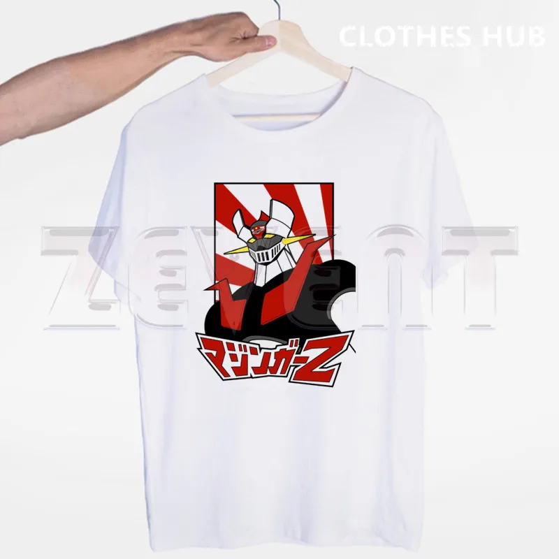 

Mazinger Z Japan Robot Anime T Shirt Men Print Men's Summer T-Shirt O-neck Tshirt Harajuku Casual Fitness Shirts