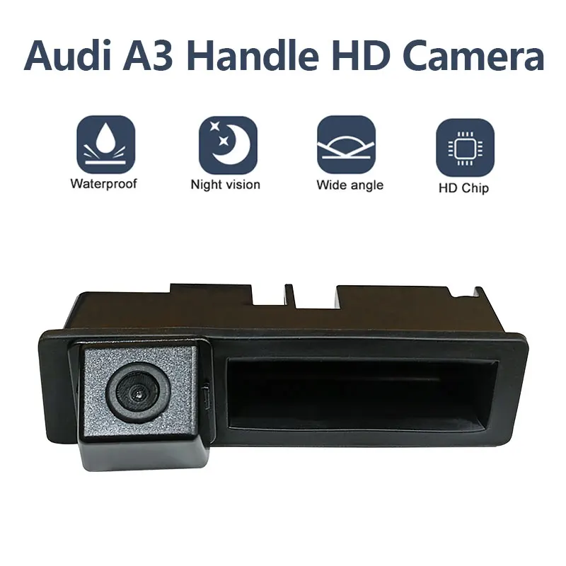 

Car Trunk Door Handle CCD Waterproof HD Camera Starlight Night Vision Parking Auxiliary Wide-Angle Lens