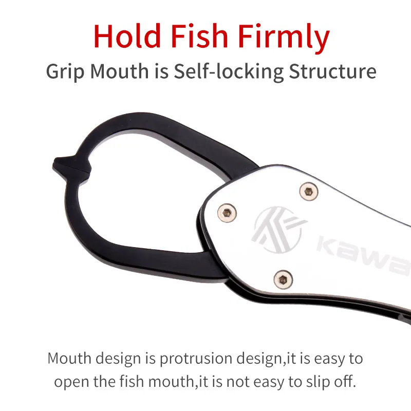 KAWA Aluminum Alloy Fish Lip Grip Fishing Tackle Tool Gun-Type Length 25 cm Weight 178 g Send Anti-lost Rope Free Shipping