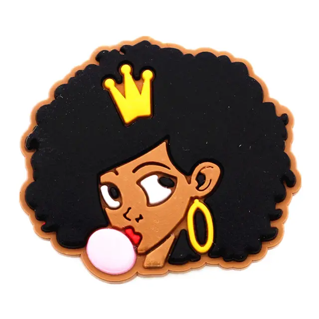 33 Kinds of Melanin Rights Protection Shoe Charms Accessories Black Life Prayer PVC Shoe Decoration for Croc jibz X-mas Gifts E