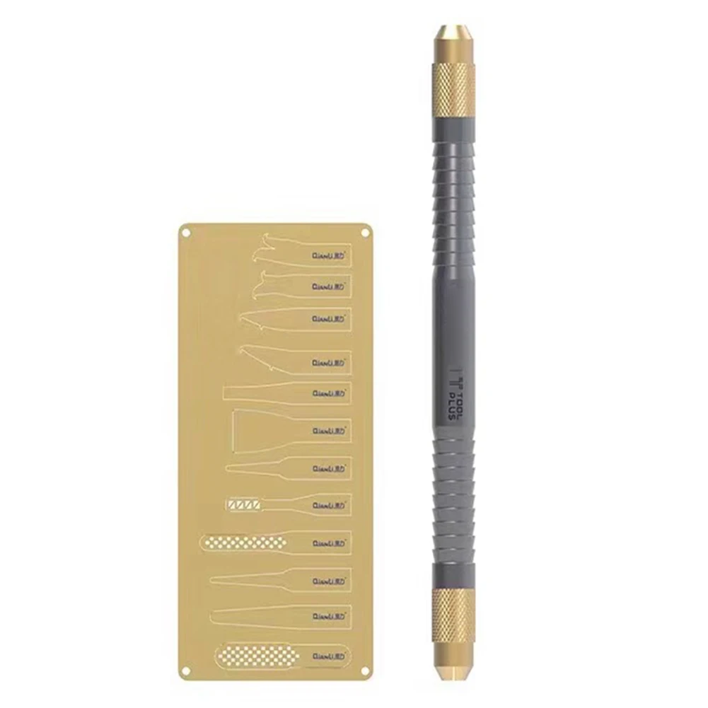 

IC Chip Scraper Metal Motherboard Edge Multifunctional Cleaning Durable Double Headed CPU Mobile Phone Glue Removal Repair Tool