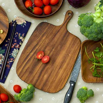 

Acacia Wood Double-Sided Chopping Board Cutting Board Cutting Board Wood Chopping Board Cutting board For The Kitchen