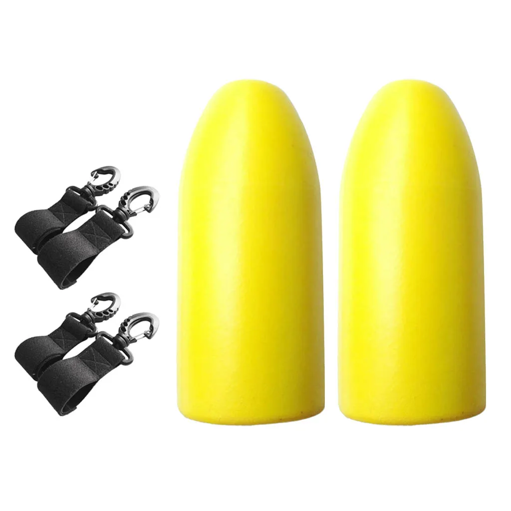 Kayak/Canoe Outrigger Stabilizer Fishing Trap Float & 2pcs Paddle Clip Strap