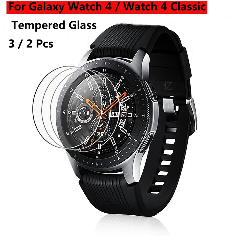 Tempered Glass For Samsung Galaxy Watch 4 40mm 44mm Watch4 Classic 42mm 46mm HD Clear Full Screen Protector Film | Мобильные