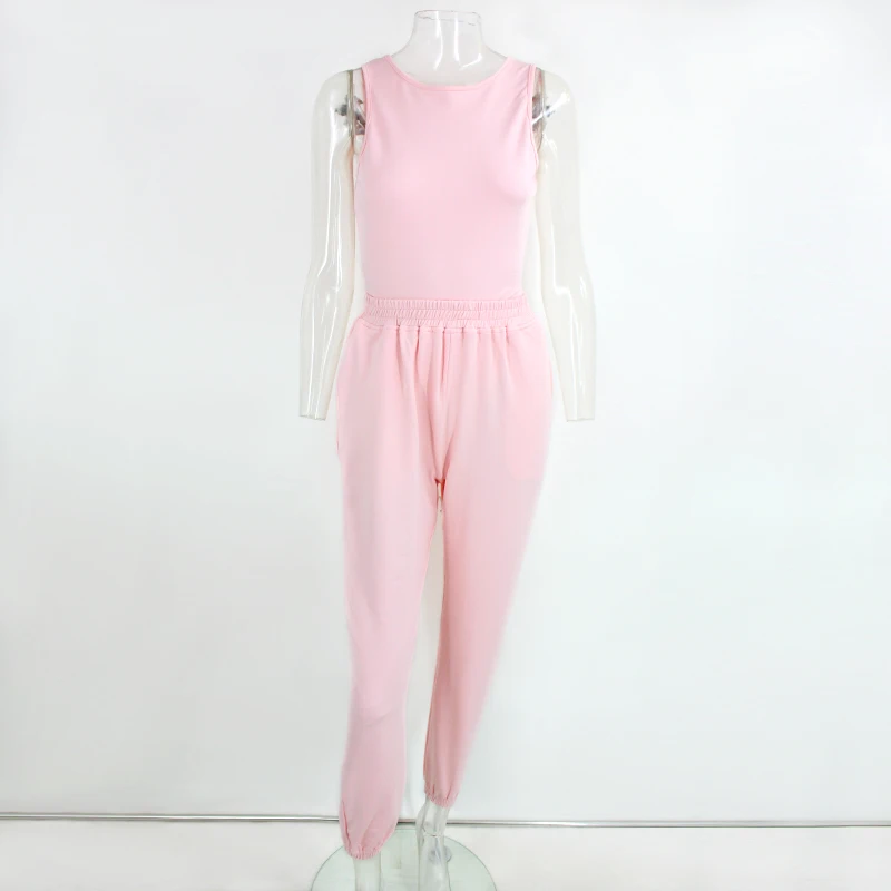 EvaQueen Sexy Knitted Sweater Two Piece Sets Women Autumn O-neck Crop Top And Long Pants Suit 2 Piece Set Female Casual Clothes