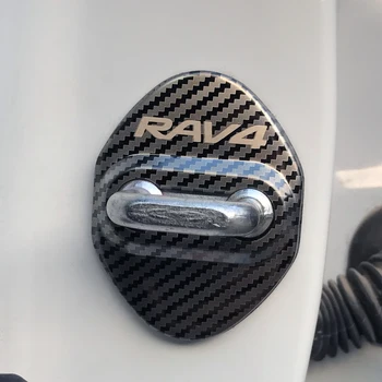 

Car Styling Auto Door Lock Cover emblem case for Rav4 Toyota Corolla Camry Avensis Yaris Auris Accessories Car-Styling