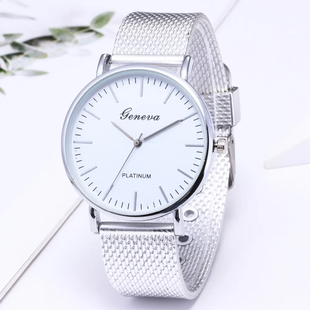 top luxury brand GENEVA Fashion Classic Women Watch Quartz Stainless Steel Wrist Watch Bracelet Watches Women Business relogio feminino reloj best gifts wholesale (11)
