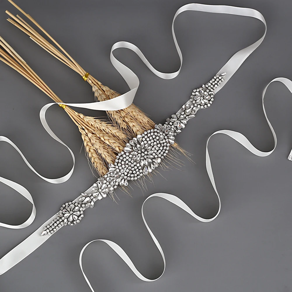 TRiXY блестящий ремень для свадебных платьев невесты Свадебные ремни