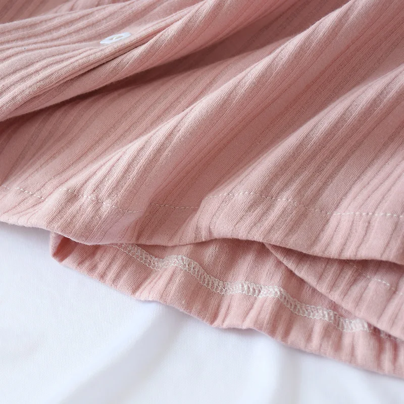 Женская трикотажная одежда для беременных из хлопка, свободная, плюс размер, одежда для сна, 2019, осенне-зимний однотонный пижамный комплект