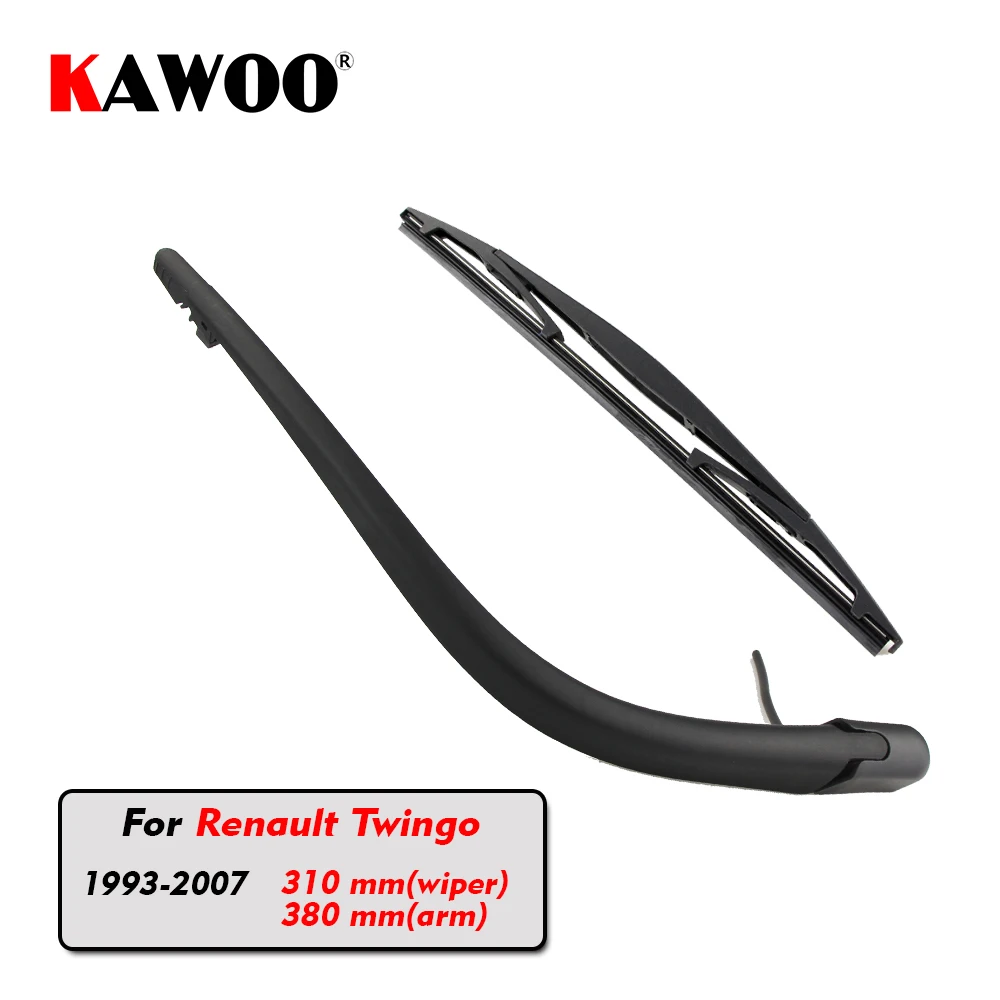KAWOO Car Rear Wiper Blade Blades Back Window Wipers Arm For Renault