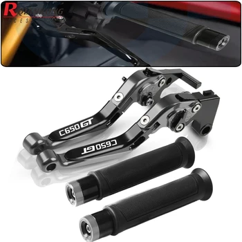 

Motorcycle Adjustable Folding Extendable Brake Clutch Levers Handlebar Grips For BMW C650GT C 650GT 650 GT 2011-2017 2016 2015