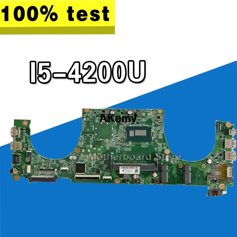 

Laptop motherboard for DELL Vostro 5470 V5470 PC Mainboard I5-4200U CN-0M9CVC 0M9CVC DAJW8CMB8E1 tesed DDR3