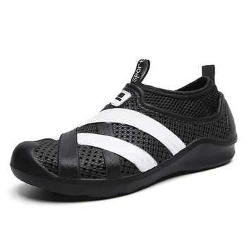 

Foreign Trade Hot Selling Two-Sided Three-Wear Porous Shoes Spring and Summer Beach Shoes Outdoor Sandals Men's Shoes