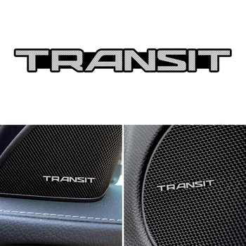 

4pcs Car styling speaker aluminum 3D sticker sound stickers For Ford Transit mk6 mk7 2010-2020 Accessories