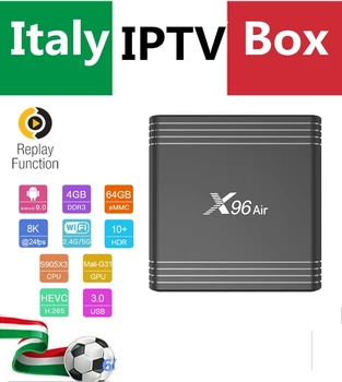 

GOTiT Spain IPTV Box X96 Air UHD Smart Android TV Box +Super IPTV Europe Albania Portugal Germany Adult IPTV