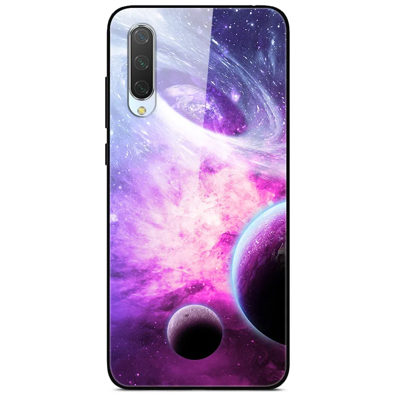 10 Для Xiaomi mi A3 чехол из закаленного стекла «Планета космос», чехол из стекла для Xiaomi mi A3 Lite Coque Shell для Xiaomi mi A3 mi A3 - Цвет: 10