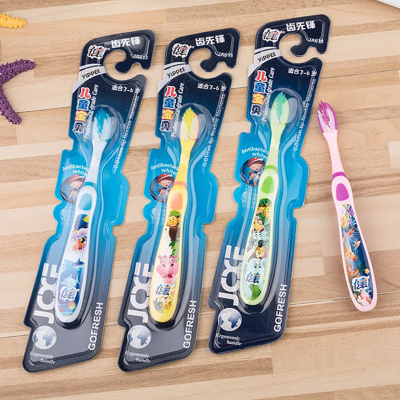 

Kent Glister Pioneer 3-7-Year-Old CHILDREN'S Toothbrush Fine Slice Soft Bristle Gum Care Toothbrush Care Health Activity Version
