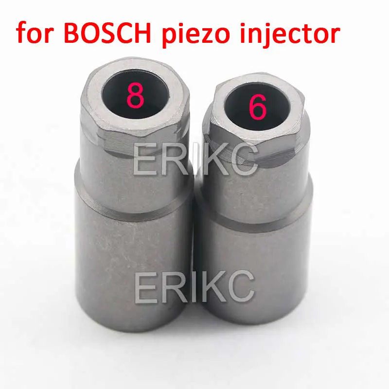 

ERIKC Diesel Injector Engine Parts Nozzle Nut Set 8 and 6 Angle Cap For Bosch Piezo Injection Accessory