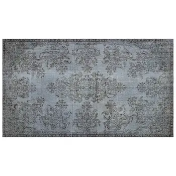 

Handmade Gray Vintage Overdyed Turkish Area Rug 173x299 Cm-5'8''X9'10''