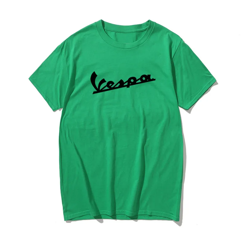 Футболка MAGLIETTATSHIRT VESPA PIAGGIO винтажная Ретро хипстерская UOMO DONNA белая черная серая Красная футболка странные вещи аниме рубашка