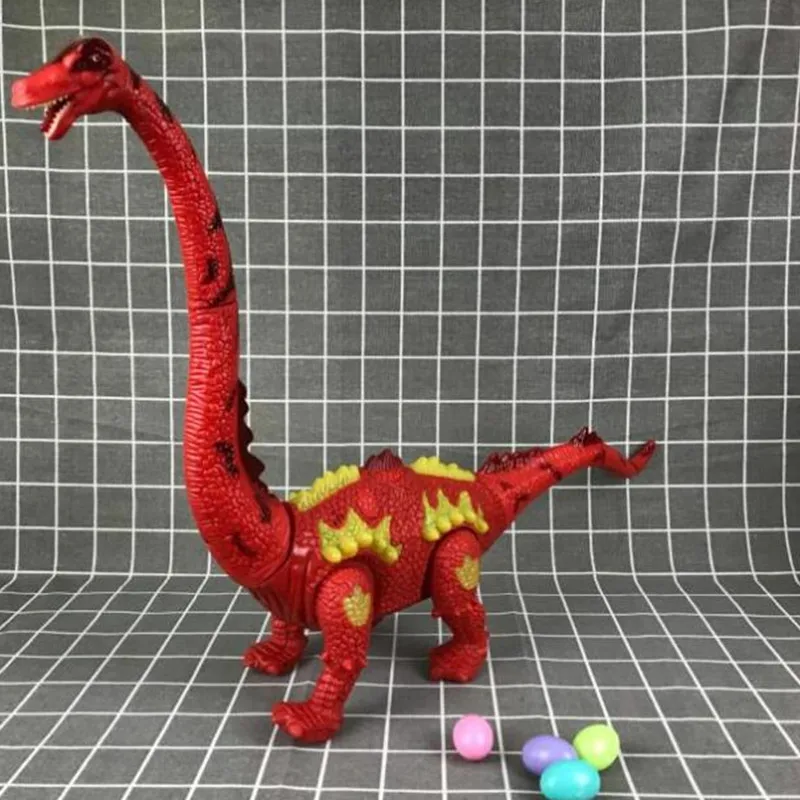 Ходячий динозавр игрушка с огнями и звуками Электрический Дракон несущий яйца