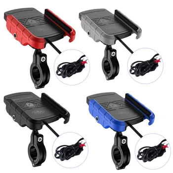 

kewig 2 in 1 Car Phone Holder Wireless Charger Motorcycle Bracket Phone Holder for iPhone ,Samsung Mobile Phone 15W Fast Chargin