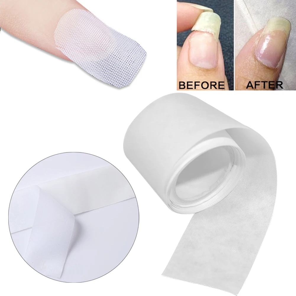 

DIY Silk Nail Wrap Sticker Anti Damage Strong Repair Fiberglass Gel Extension Self Adhesive Tape Manicure Tool