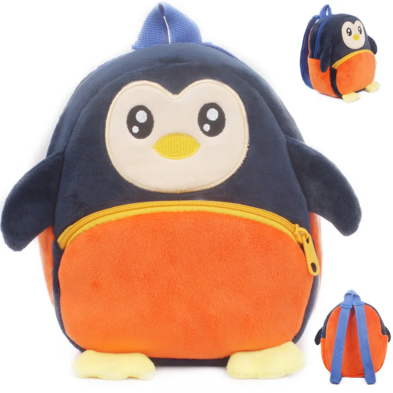 Baby Cartoon Animal Plush Backpack Children School Bag for Girl Boy Student 0-3 Years