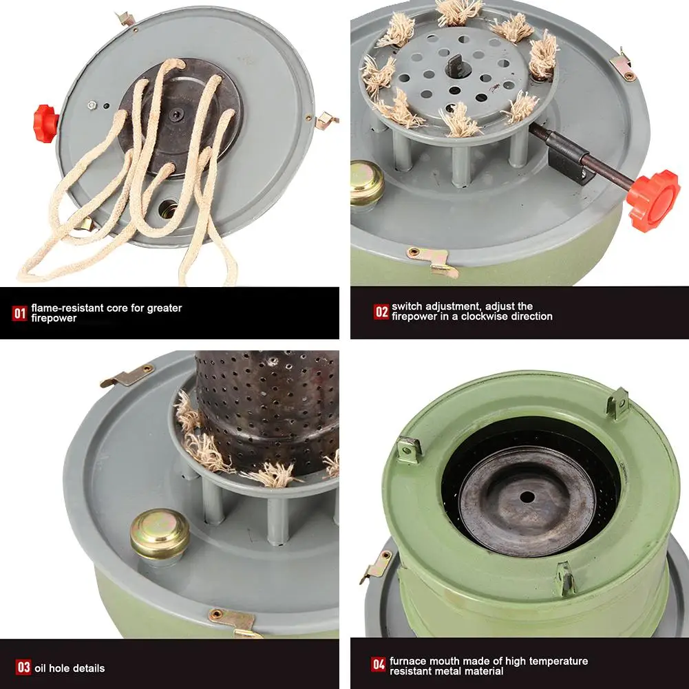 Кемпинг керосиновые горелки печь ветрозащитная жидкая топливная печь портативная напольная печь для приготовления пищи инструмент